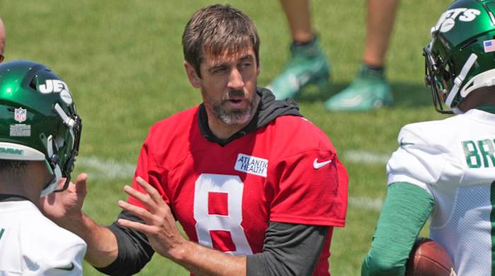New York Jets quarterback Aaron Rodgers